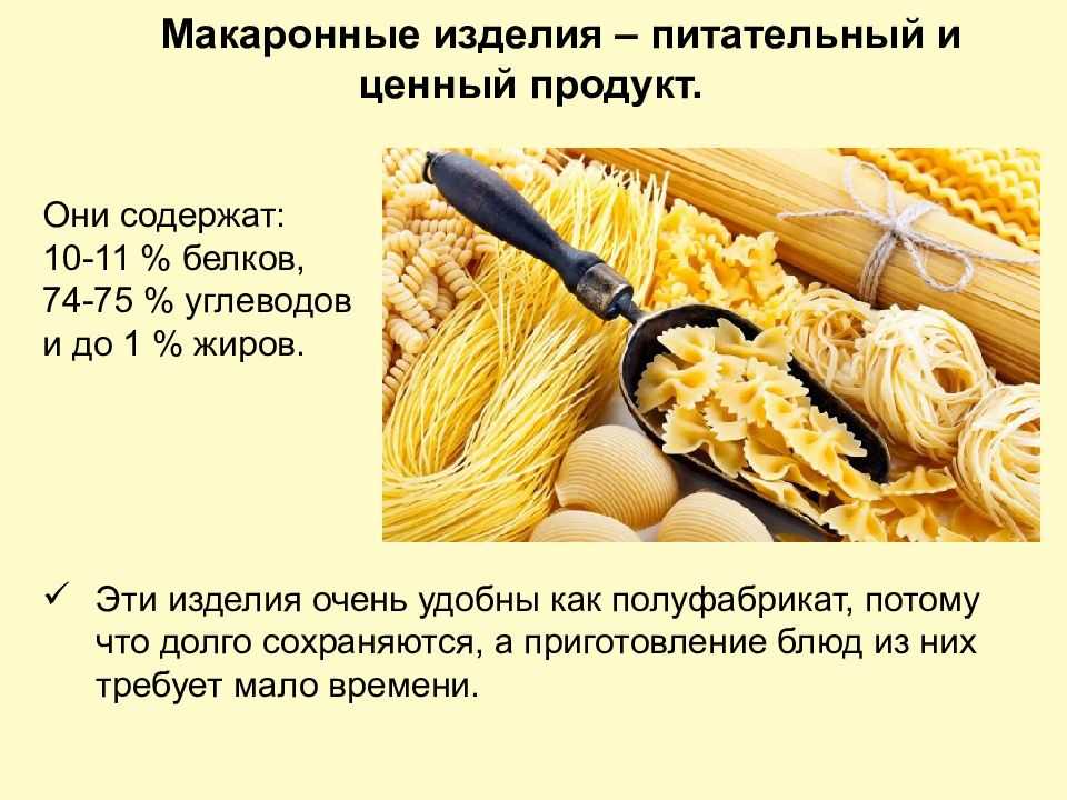 Приснились макароны: значение сна