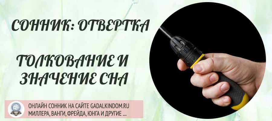 Сонник покупать отвертку. к чему снится покупать отвертку видеть во сне - сонник дома солнца