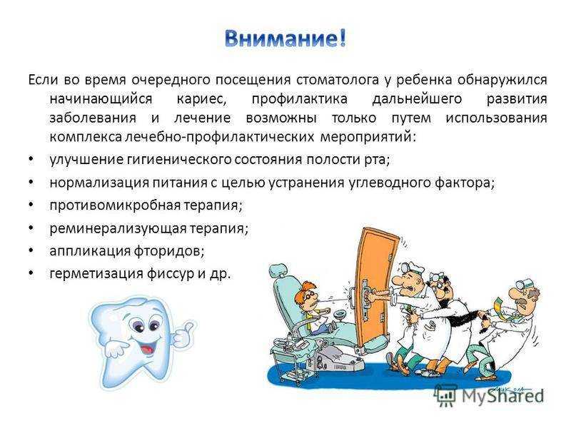 Осмотр стоматолога