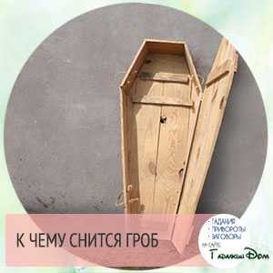 Сонник гроб, к чему снится гроб, во сне гроб
