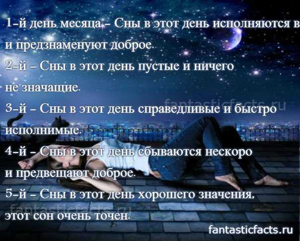 Что если снится знакомый человек с понедельника на вторник