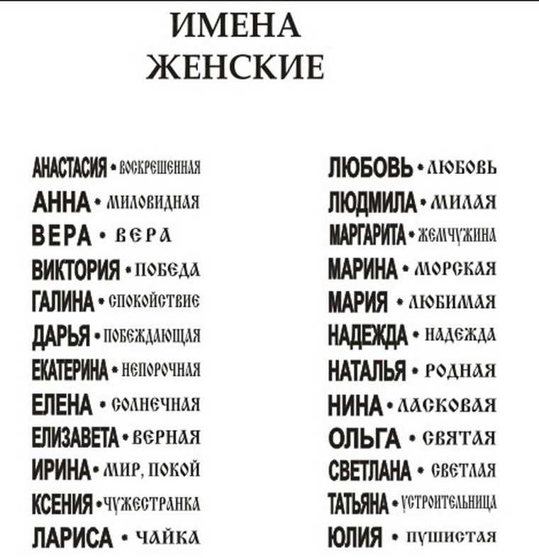 Женские имена на букву л. выбор и значение женских имен на букву л