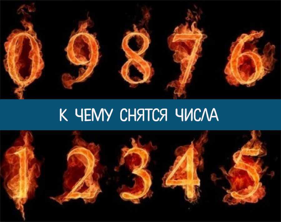 Цифры к чему снятся цифры сонник цыфра