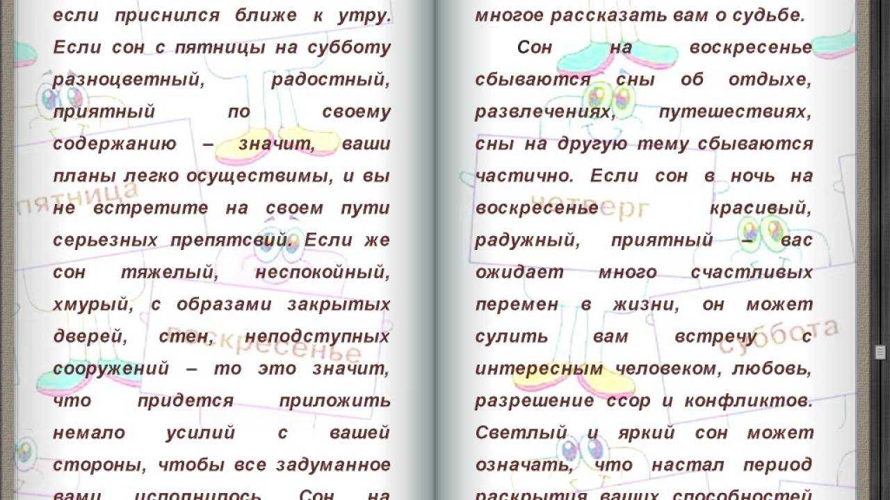 Толкование снов по дням недели и числам месяца: важность даты, вещие сновидения и их значение